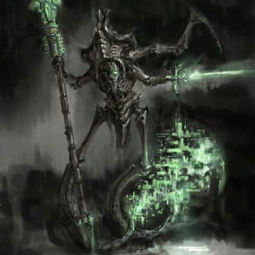 Necron Psychomancer by Dmitry Brushray (brushray | art_bruray)