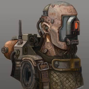 Servitor Bust by Thomas Mack (zuboros)
