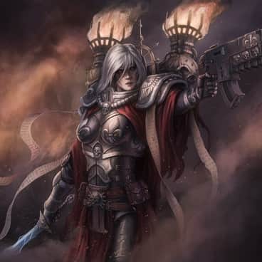 Sister of Battle by Tamás Patkós (CaptDiablo)