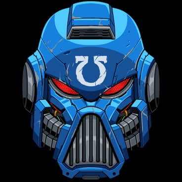 Ultramarines Helmet by Aldrin Ajes (Pixel Juice | DarkMindz Illustrations | Ald Rin | Darkmindz_Illu | pixel.juice)