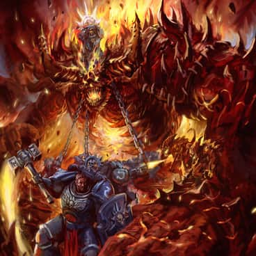 Ultramarines vs Khorne Deamon by Tim Remin (timremin)