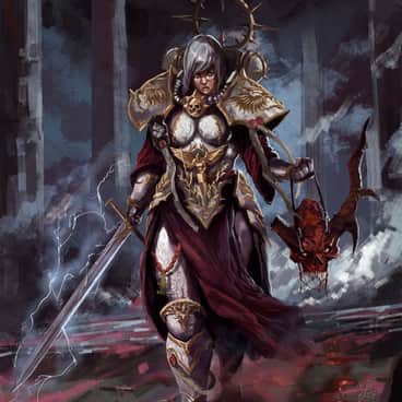 Adepta Sororita by Judas Chaban (Ariel Sosa | arielscar_art)