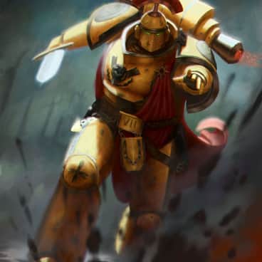 Imperial Fist Praetor by Alex McClelland (itcrossedthevoid)
