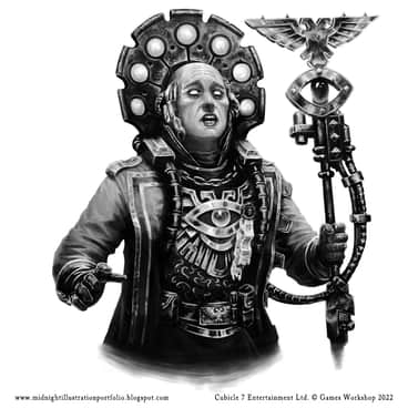 Primaris Psyker Glauca by Sam Manley (sammanley | midnightillustration)