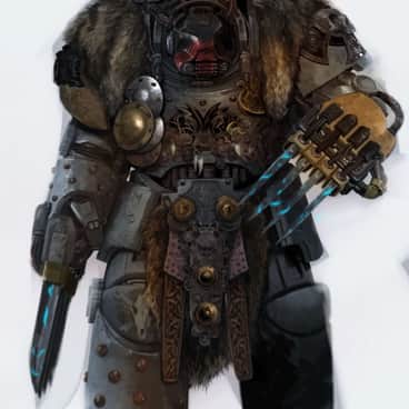 Space Wolf Terminator by Daniel Irwin (dp.irwin.art)
