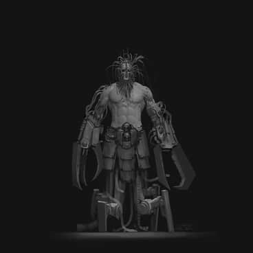 Techno-barbarian by Oscar Obando (o8o8das)