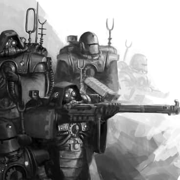 Skitarii Team by Gauthier Redon (RaiWald | G. Redon | G-Redon | gauthier_redon.art)