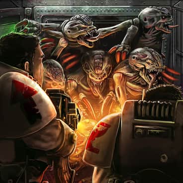 Absolvers vs Genestealers by Jamie Noble Frier (The Noble Artist | thenobleartistofficial | thenobleartist)