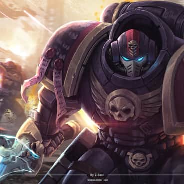 Ultramarines Fighting by Zhang Bozi (Z-Bozi)