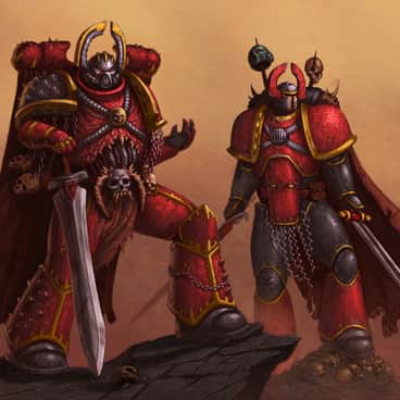 Khorne Space Marines by Javier Quintana (Masterjavi | ultrakints | ultrakints_art | Ultrakints93)