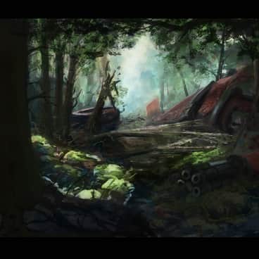 Mech in the Forest by Damir Šnajder (damirsnajder)