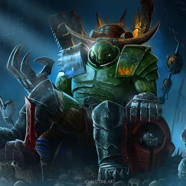 Throne of Tigzagas by John Stone (john_stone_art)