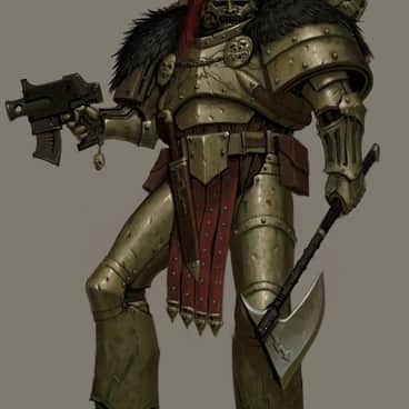 Thunder Warrior Primarch by Wulfric Hilston (Houndhammer)