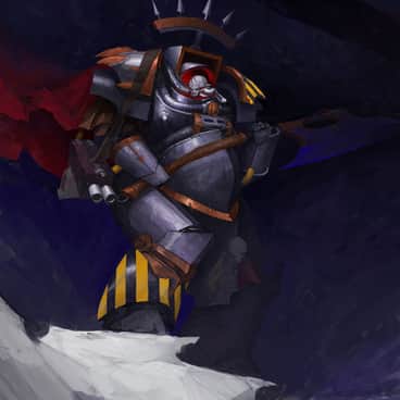 Chaos Lord of the Iron Warriors by Alexey Potorochin (artistpotorochin)