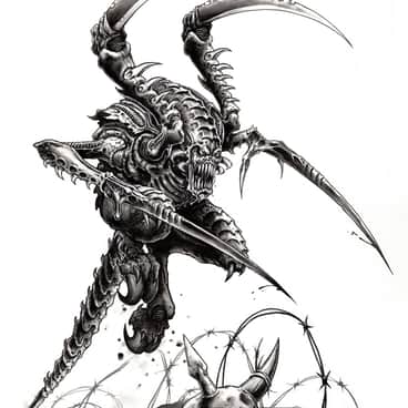 Hormagaunt by Mark Gibbons (MG Artworks | mg_artworks)