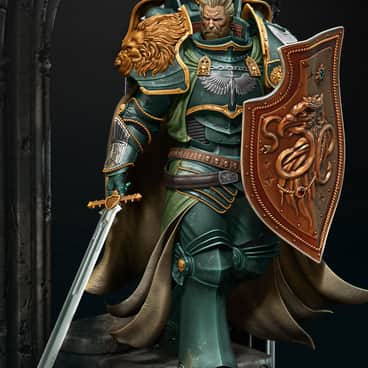Lion El’Jonson by Ramiz Askerov (ramizaskerov3d)