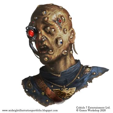 Chaos Mutant Captain by Sam Manley (sammanley | midnightillustration)