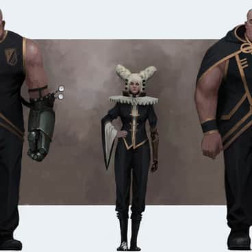 Ogryn Bodyguards by Marat Tazhitdinov (TazMar | fat-elf | Taz-Mar)