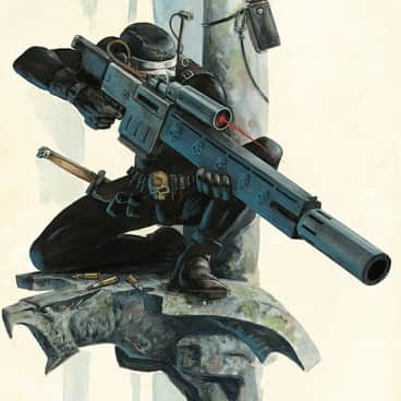 Vindicare Assassin by David Gallagher (david.gallagher.art)