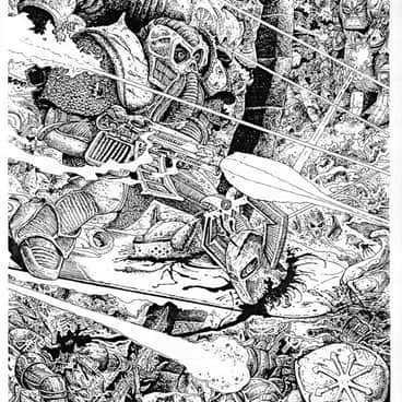 Traitor Marine by Russ Nicholson