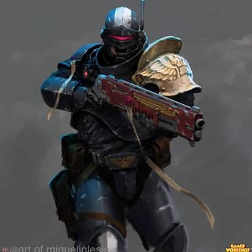 Adeptus Arbites by Miguel Iglesias (art.of.migueliglesias | MIglesiasArt)