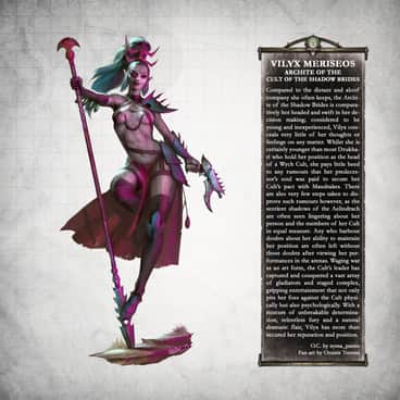 Vilyx Meriseos, Drukhari by Orniris Terensi (OrnirisTerensi | orniris)
