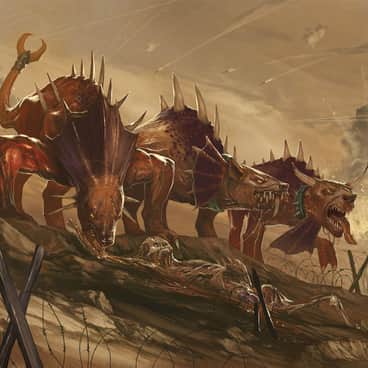 Ravenous Flesh Hounds by Dimitri Bielak