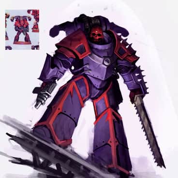 Rogue Trader Chaos Marine by Bojler b (Bojler_ | Bojlero | Bojlero1)