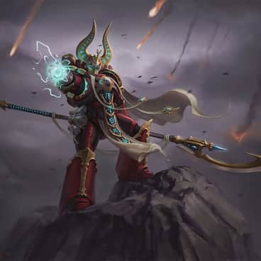 Ahzek Ahriman by Adam Barker (adambarkerart | Satans_Masque)