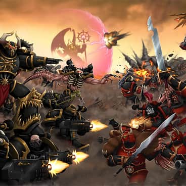 Black Legion Vs Red Corsairs by Eliphusz (Eliphas)