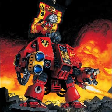 Blood Angels Dreadnought by Richard Wright (richwrightart)