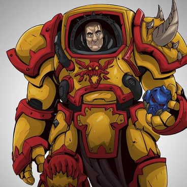 Chapter Master Valrak by Jukka Rasmass (RandytheArtist)