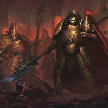 Custodes Shield Captain Caville by L J Koh (koh_lj)