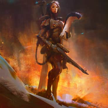 Dire Avenger by Miguel Mitchell Da Silva (miguel_mds_art)