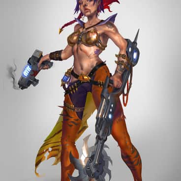 Necromunda Ganger by Margo Zakharova (margo_rinn)