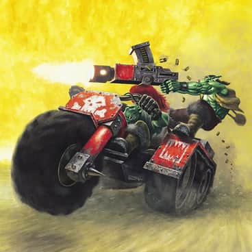 Ork War Bike by Richard Wright (richwrightart)