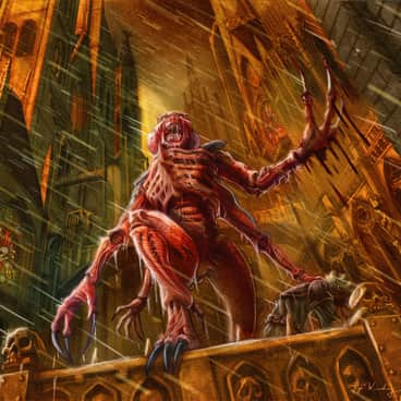 Prowler Genestealer by Piya Wannachaiwong (piyastudios)
