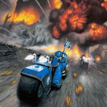 Ultramarine Bike by Richard Wright (richwrightart)