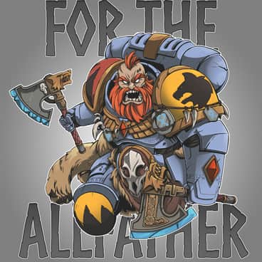 Space Wolves by Jukka Rasmass (RandytheArtist)