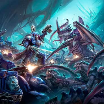 Ultramarines vs Tyranids by Raymond Swanland (raymond.swanland | Ray Swanland)