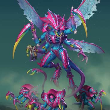 Yazzkull’s Tyranid Queen by Rok Kleva Ivančić (rokkistuff | RokKleva)