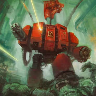 Blood Raven Dreadnought by Victor Kevruh (Viktor Kevrukh | viktorkevrukhart)