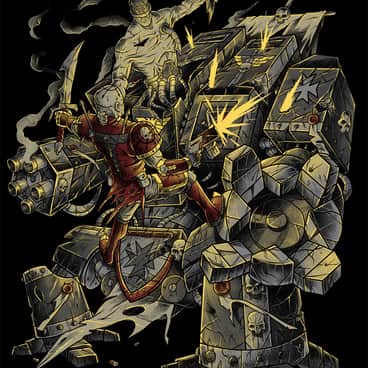 Chaos Cult vs Dreadnought by Nikita Shalaginov (shalaginov_nikita)