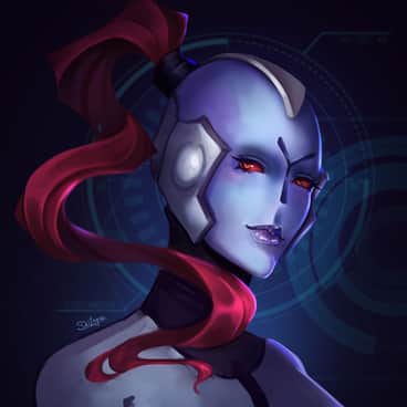 T’au Portrait by Vesta Menyachikhina (Skitoya)