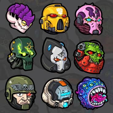 40K Emojis by Pascal Dimnik (pazshadow)
