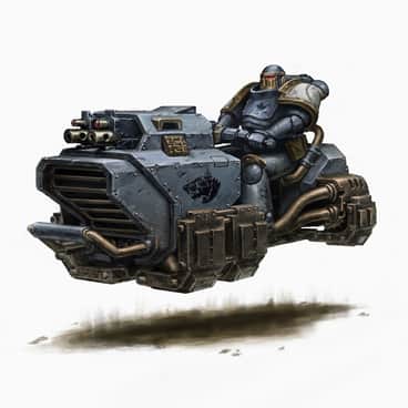 Space Wolves Grav-Bike by Tim Remin (timremin)