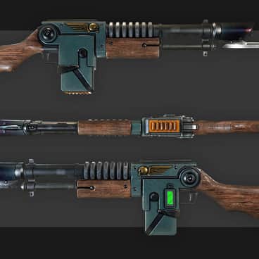Hellbore Lasgun by Nathan Mulhollen