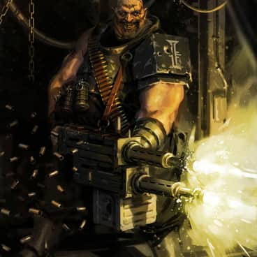 Full Auto Ogryn by Miguel Iglesias (art.of.migueliglesias | MIglesiasArt)
