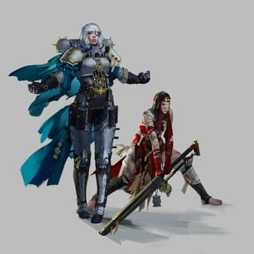 Sisters of Adepta Sororitas by Dwayne Dorect (Sunsettide)