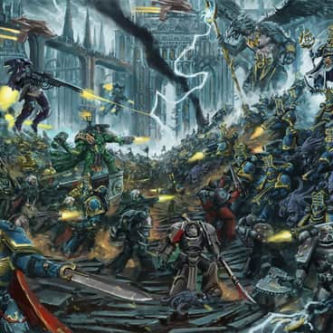 Space Marines vs Thousand Sons by Tim Remin (timremin)